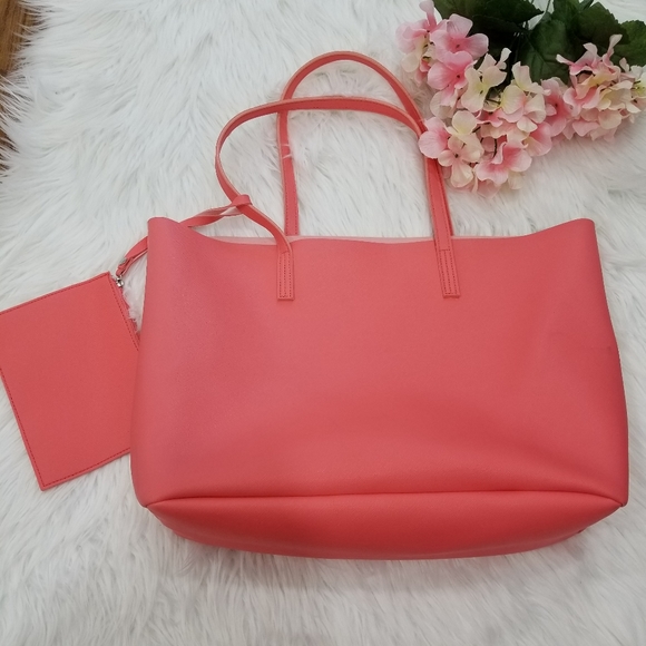 Coral Shoulder Bag with Wallet. - Picture 8 of 16